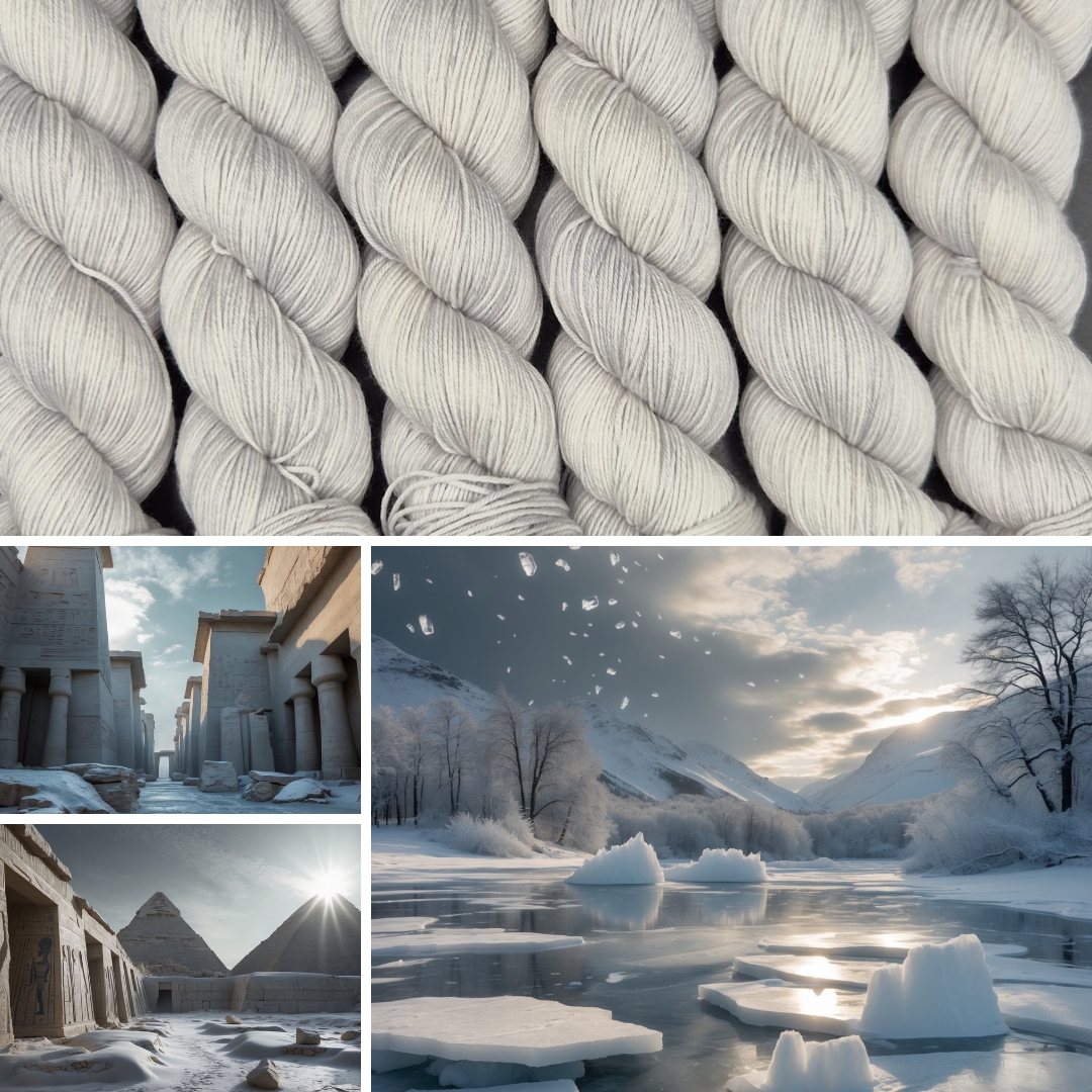 Gizeh socks 85/15 - Lumière d'Amenhotep ( gris silver)