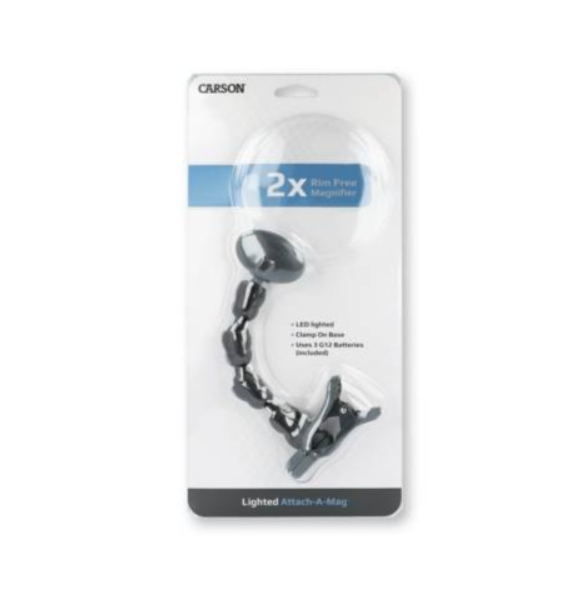 Loupe mains libres avec bras flexible – précision broderie et tricot – Image 2