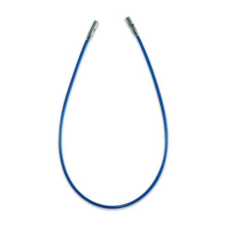 Cable X-Flex : TWIST BLUE cable - 20cm