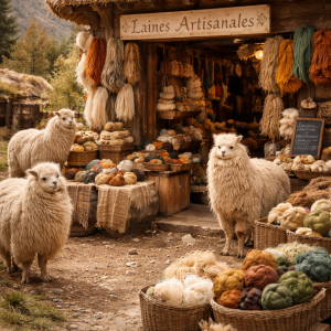 Laine des Highland Péruvien