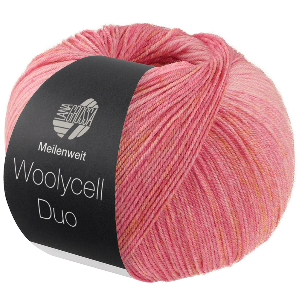 Woolycell Duo - Lana Grossa - coloris 6001 - Rose orangé pâle