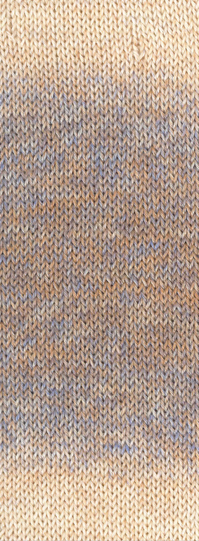 Woolycell Duo - Lana Grossa - coloris 6009 - beige/ beige sable / gris – Image 2