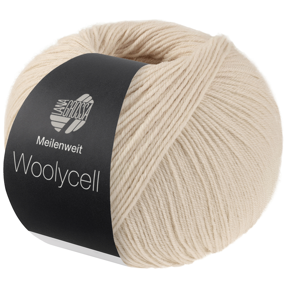 Woolycell - Lana Grossa - coloris : 2 - Beige Perle – Image 2