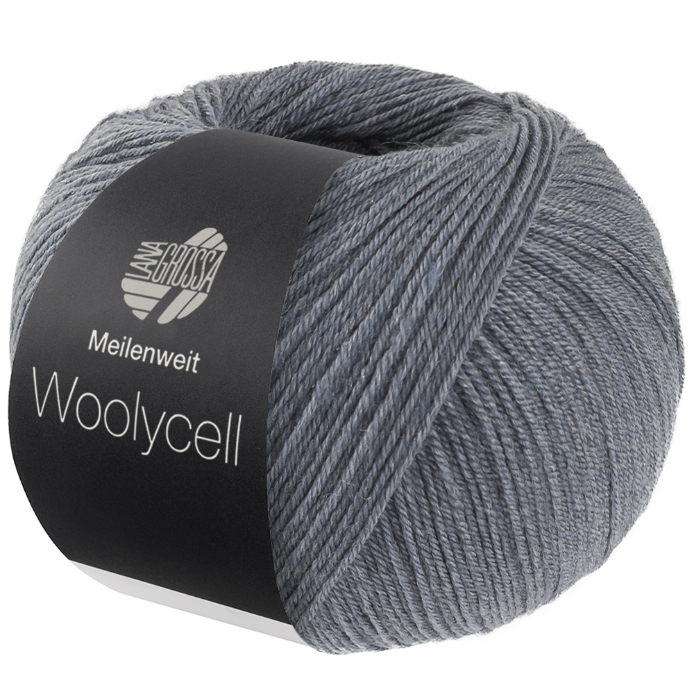 Woolycell - Lana Grossa - coloris : 8 - Gris bleu – Image 2