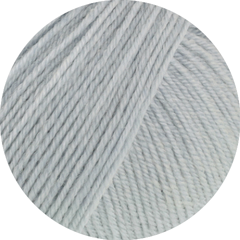Woolycell - Lana Grossa - coloris : 10 - Gris silver bleu doux