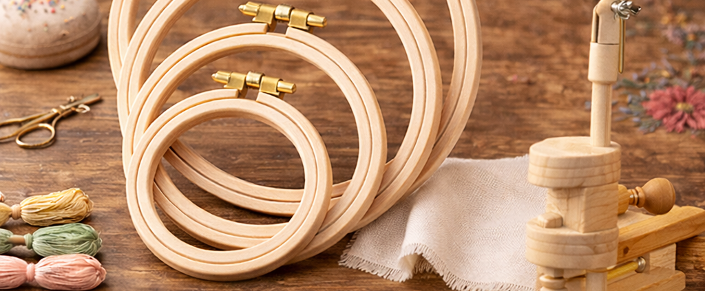 Matériel de broderie sur bois rustic