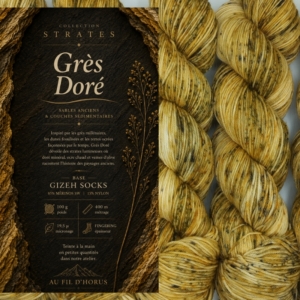 Gizeh socks 85/15 : Grés Doré