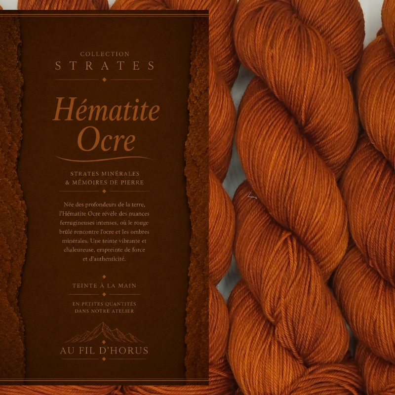Gizeh socks 85/15 : Hématite Ocre