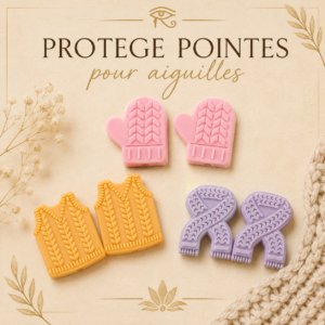 Protège-pointes pour aiguilles à tricoter