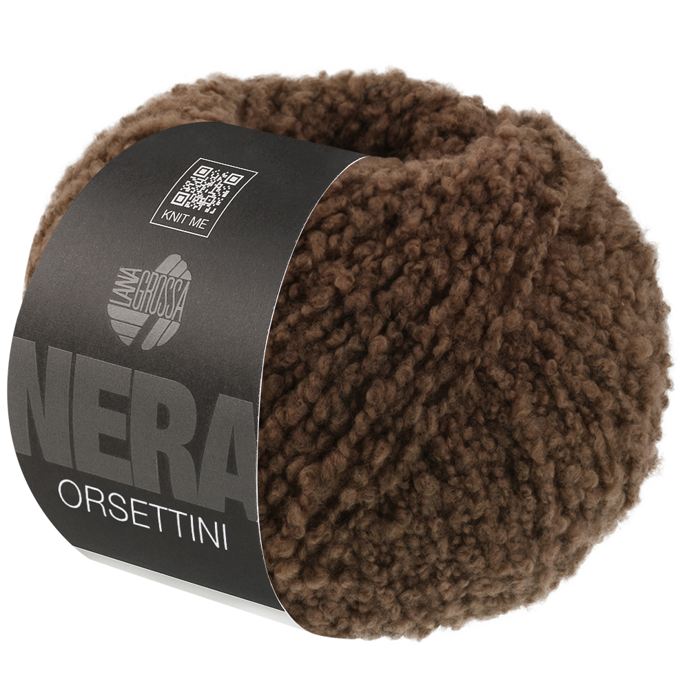 Lana Grossa Nera - Orsettini - Coloris 5 - Brun chocolat