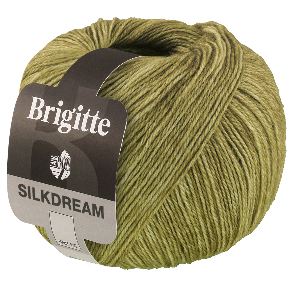 Brigitte Silkdream - Kaki - coloris 6 - Lana Grossa