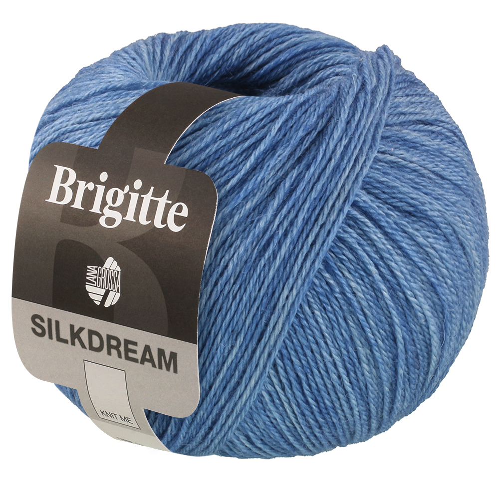 Brigitte Silkdream - Bleu - coloris 12 - Lana Grossa
