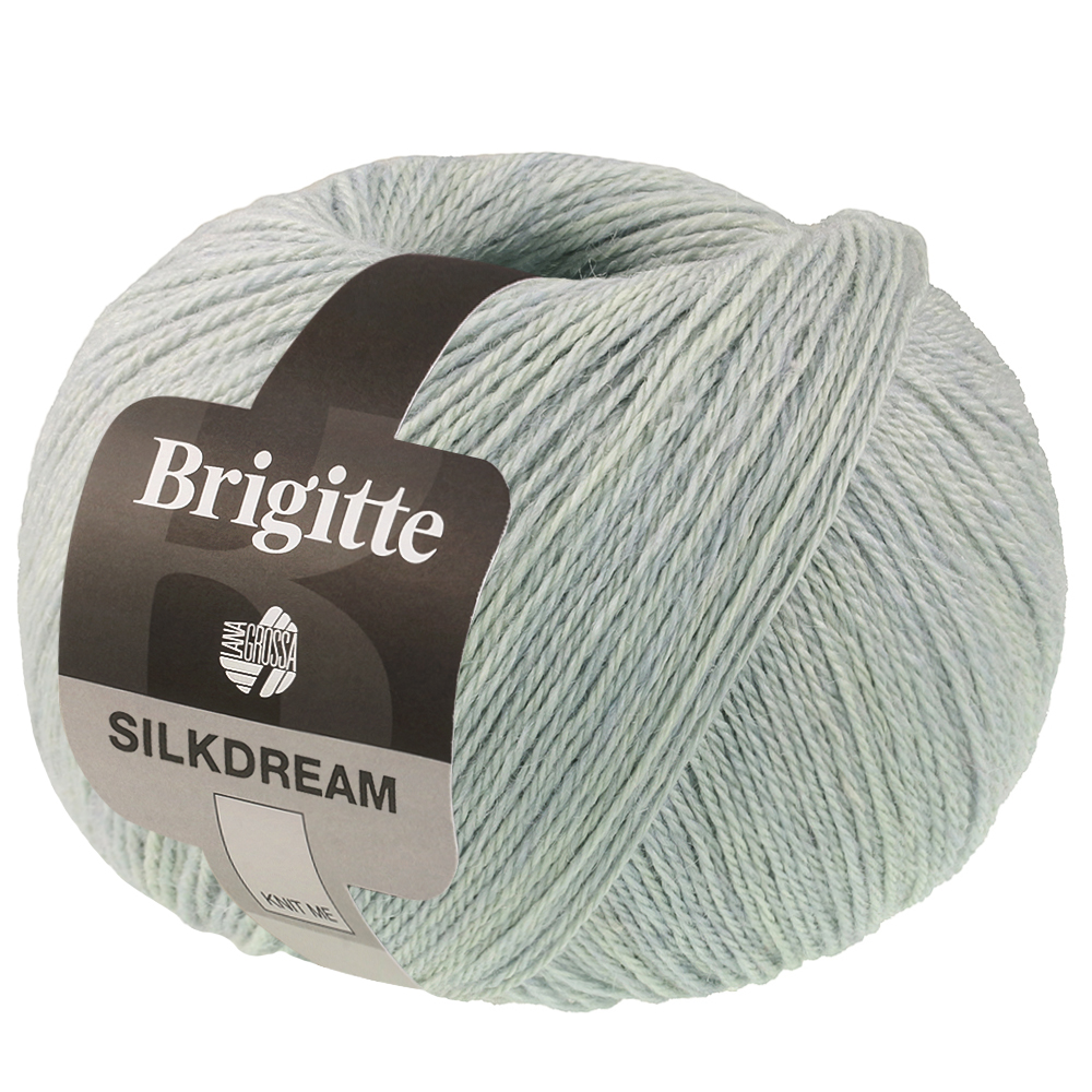 Brigitte Silkdream - Gris clair - coloris 21 - Lana Grossa