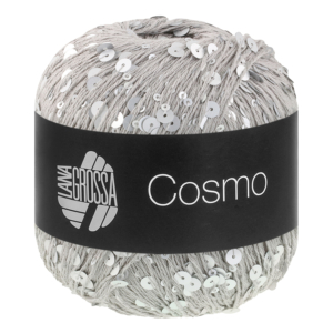 COSMO - Lana Grossa - Coloris 36 -  Gris anthracite paillettes Mat