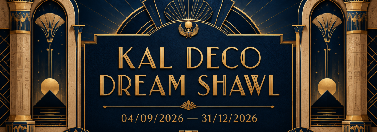 Kits KAL Deco Dream Shawl – Au Fil d’Horus